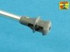 Aber 35L-328 Lufa do niemieckiej armaty p/panc Pak 40 bez hamulca wylotowego / Barrel for German 75mm PaK 40 gun without muzzle brake 1/35